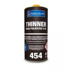 THINNER P/POLIESTER 454 LAZZURIL - 900ML