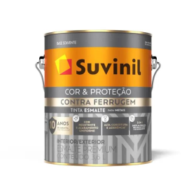 ESMALTE CONTRA FERRUGEM BRILHANTE BRANCO SUVINIL - GALAO