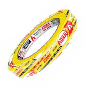 FITA CREPE 18X40 AMARELA AUTOMOTIVA ADERE - ROLO